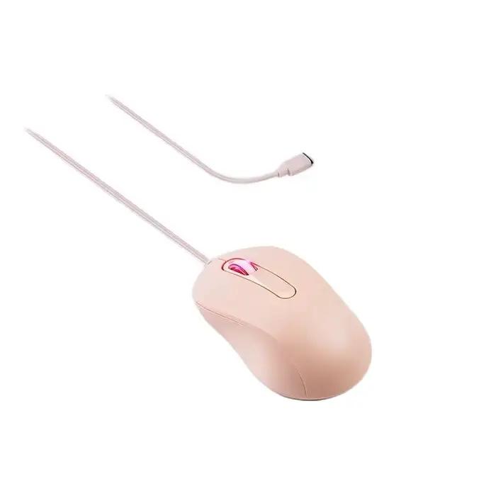 Souris filaire muette avec Interface de Type C