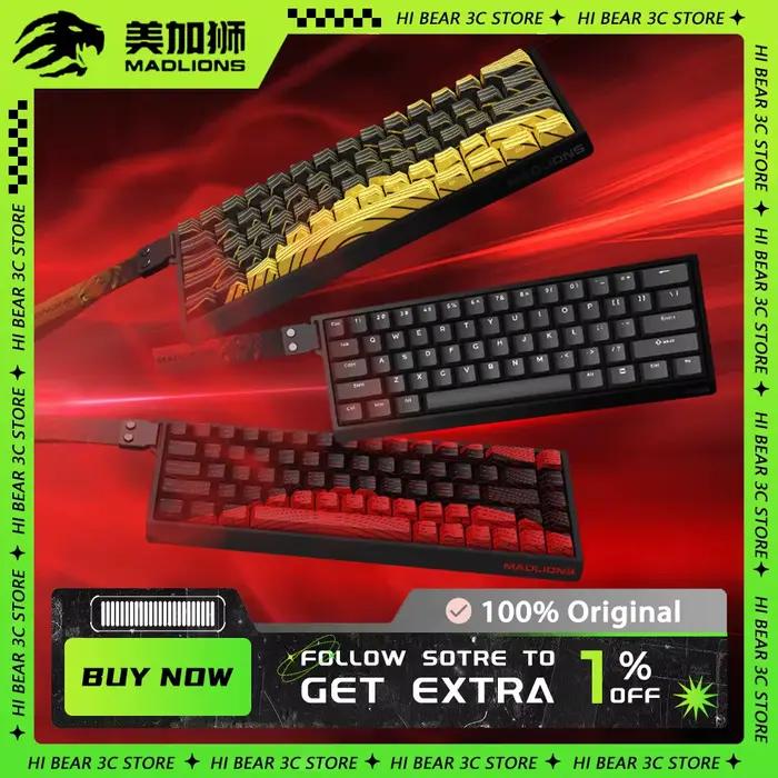 FGG MADLIONS MAD 60/68HE clavier mécanique interrupteur magnétique déclencheur rapide 8K RGB Gamer