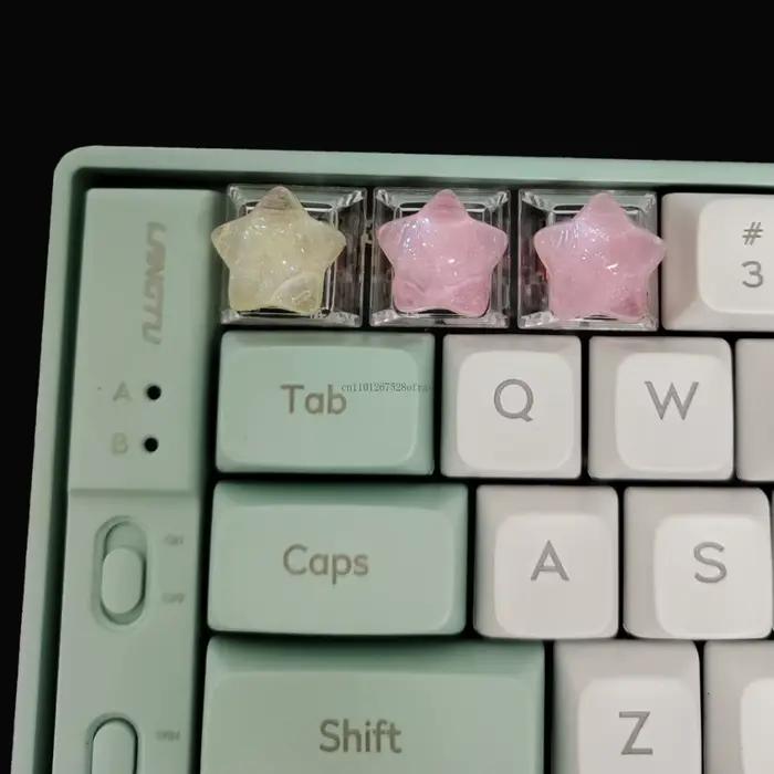 Capuchons de touches de clavier mécaniques en forme d'étoile