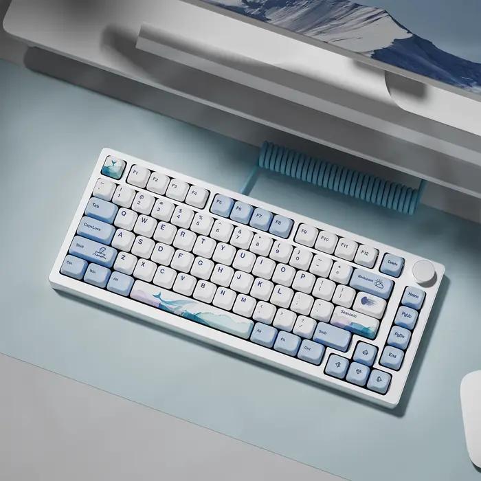 KBDiy-Ensemble de capuchons de touches pour clavier mécanique de jeu