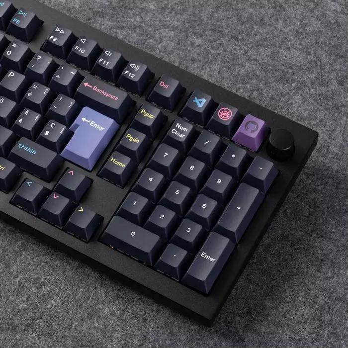 Keychron – Jeu complet de touches PBT Dye-Sub Cherry Profile pour clavier mécanique personnalisé