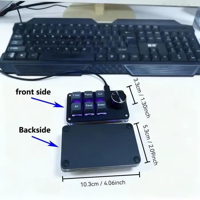 Bouton unique + clavier personnalisable à 6 touches