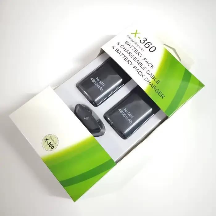 3IN 1 4800mAh rechargeables 2 Batteries avec 1 câble de chargement