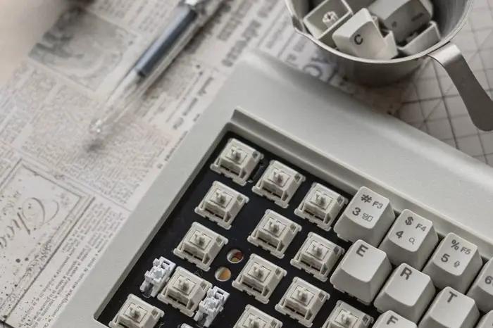 Kataaa modèle VI rétro Tri Mode clavier mécanique HMX commutateurs personnalisés 2.4g