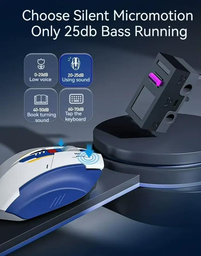 Inphic-Souris sans fil F9 Mecha Edition