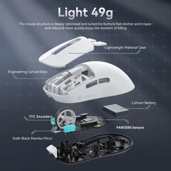 Souris sans fil ultra légère ATTACK SHARK X3