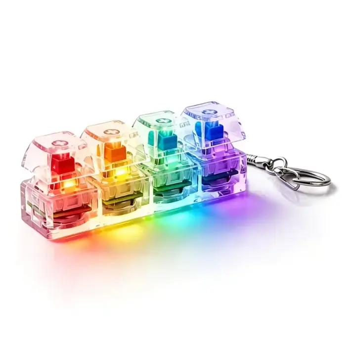 Porte-clés clavier RGB à 4 boutons