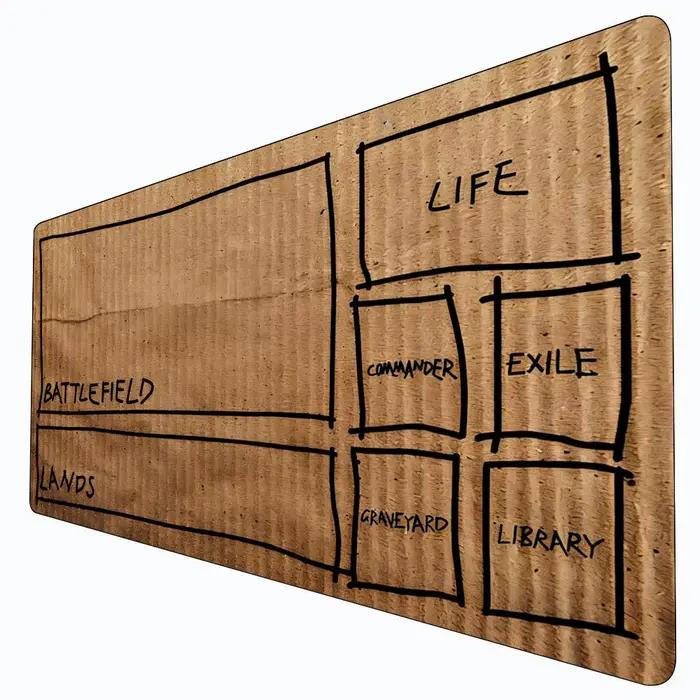 Tapis de jeu MTG en carton