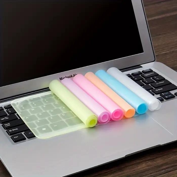 Protecteur de clavier en silicone ultra fin pour ordinateurs portables de 12 à 14 pouces – étanche