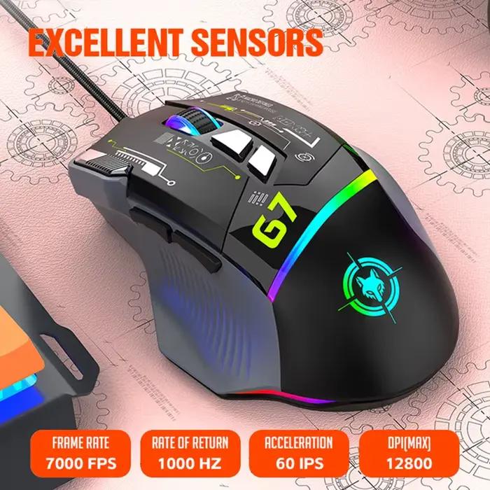 XUNFOX – souris de jeu filaire G7