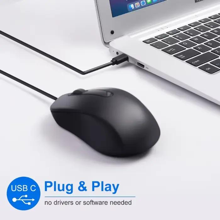 Souris de jeu de type C à sensibilité réglable