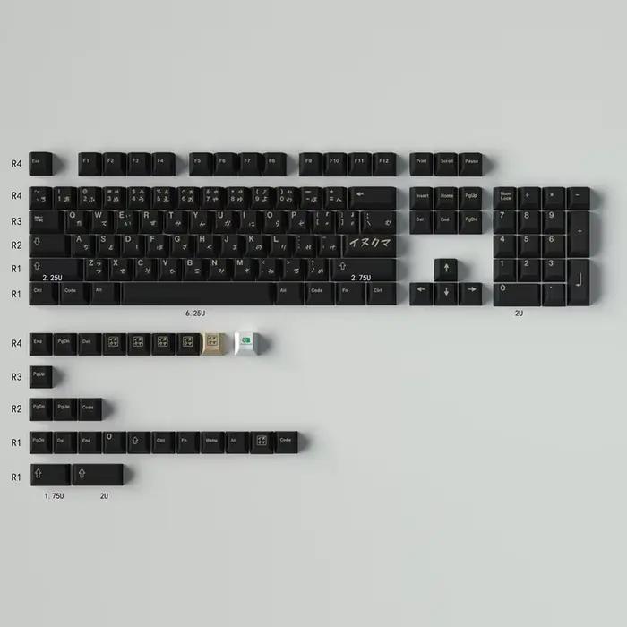 Inukuma Cherry – capuchons de touches de clavier personnalisés