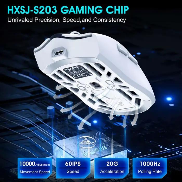 Souris Creuse avec Bluetooth 2.4G