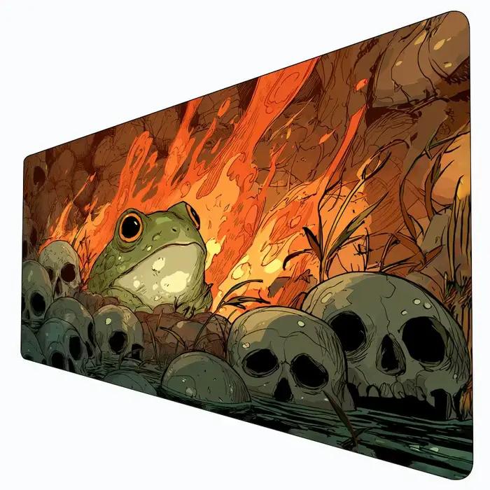 Tapis de jeu MTG Dark Fantasy Frog Design