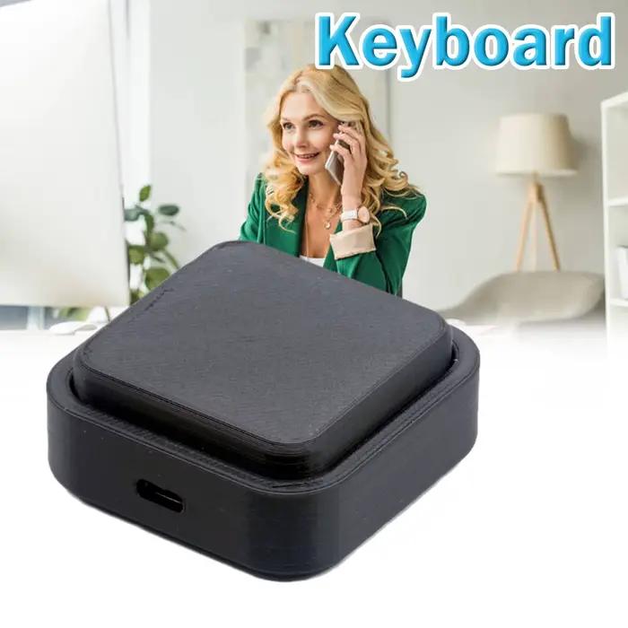 Mini Clavier Personnalisé Une Touche USB Programmable Macro Bouton de Raccourci Bleu Clair Pour Amateurs de Jeux Occasions Spéciales