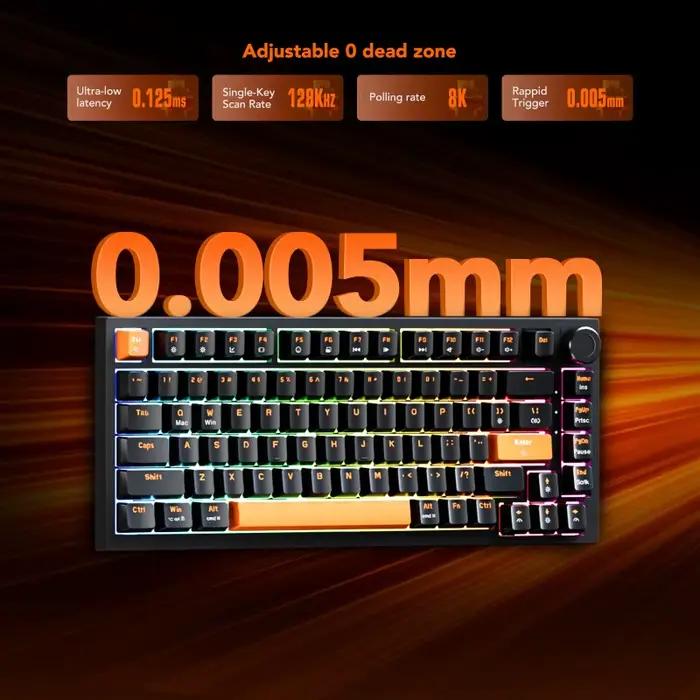 Clavier de jeu filaire KYSONA KM82 HE avec interrupteurs magnétiques