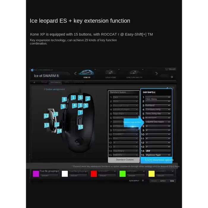 ROCagan-Souris de jeu sans fil KONE XP AIR