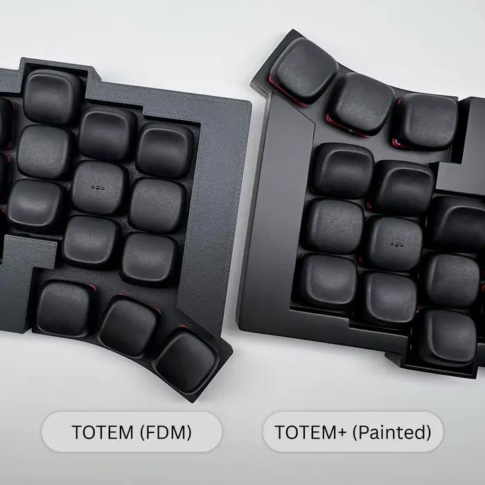 Clavier mécanique ergonomique Totem V2 Bluetooth sans fil avec interrupteurs Kailh Choc v1 et v2 pour bureau et jeu occasions spéciales