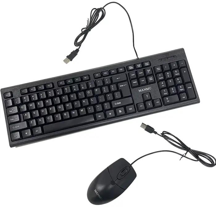 MANMU bureau clavier filaire jeu