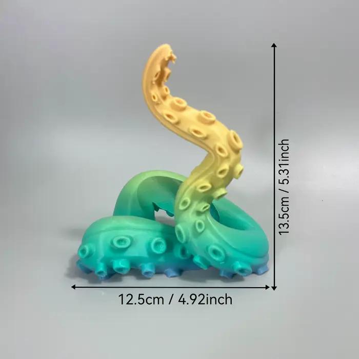 Support de manette de jeu en forme de pieuvre imprimé en 3D
