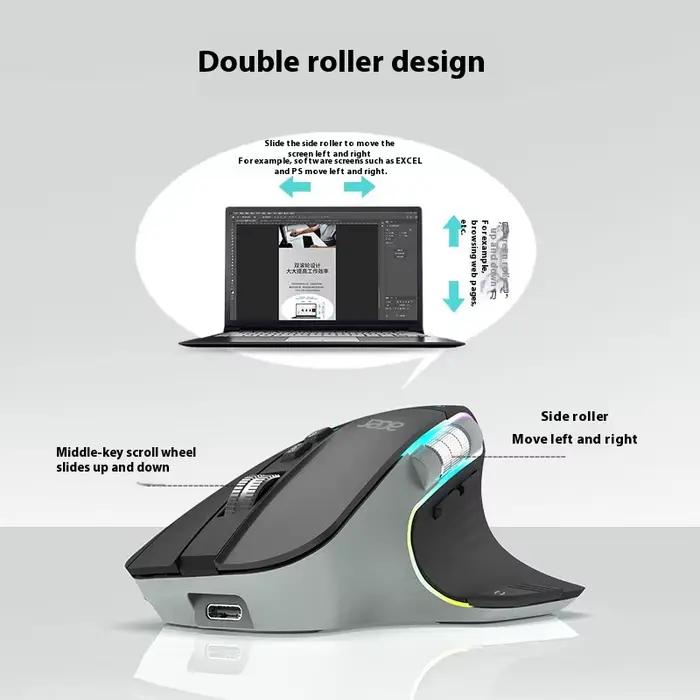 Acer Omr225 souris Gamer 3 modes