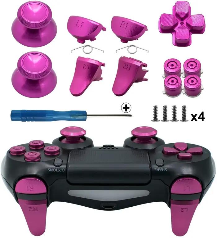 Boutons métalliques pour manette PS4 Slim/PS4 Pro