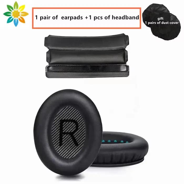 Coussinets d'oreille pour BOSE QC35 pour QuietComfort 35 & 35 II casque de remplacement écouteurs en mousse à mémoire