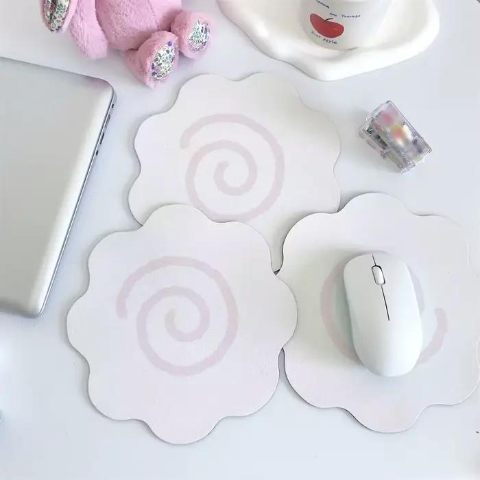 Tapis de Souris en Cuir Style Japonais Mignon