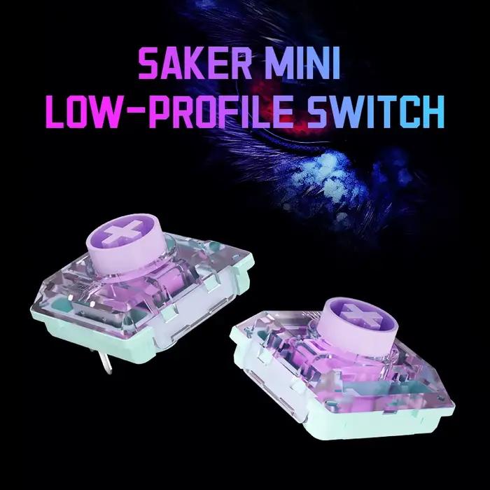 Kailh Saker Mini commutateur à profil bas Ultra-court voyage Total