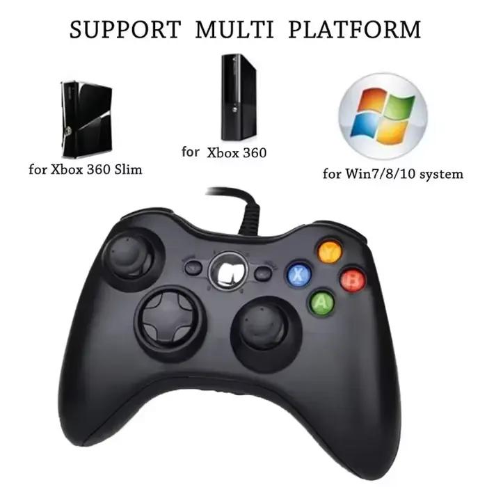 Manette de jeu filaire USB pour Xbox 360