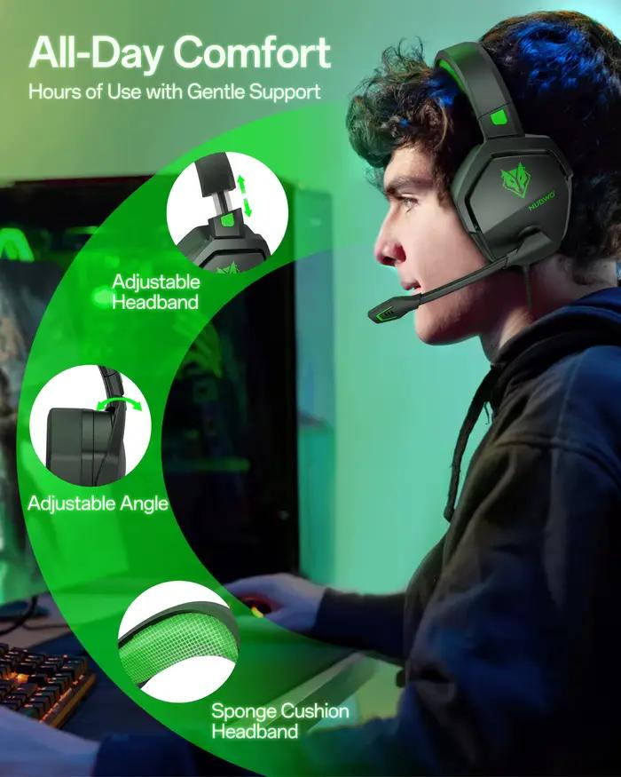 Casque de jeu NUBWO N16 – Micro antibruit