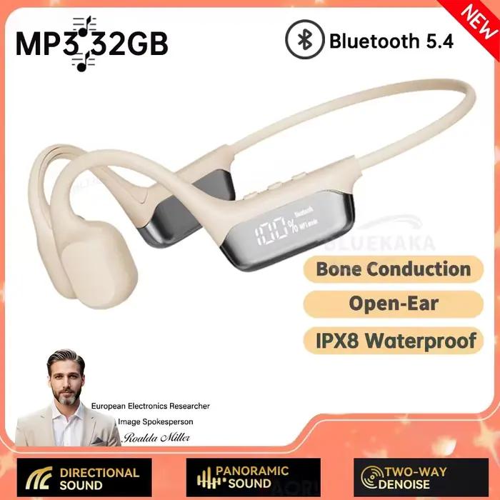 Nouveau Original véritable Conduction osseuse écouteurs sans fil Bluetooth 5.4 IPX8 étanche casque musique sport