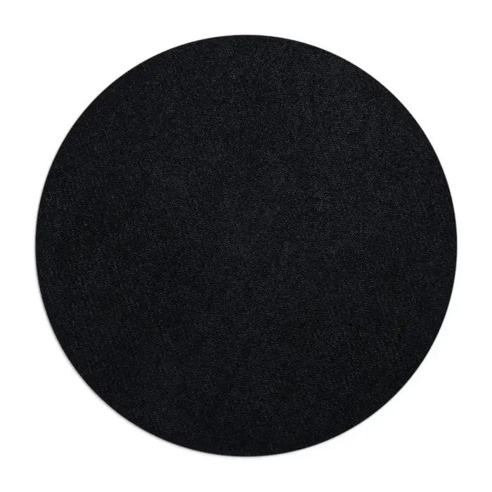 Tapis de souris rond à motif pizza