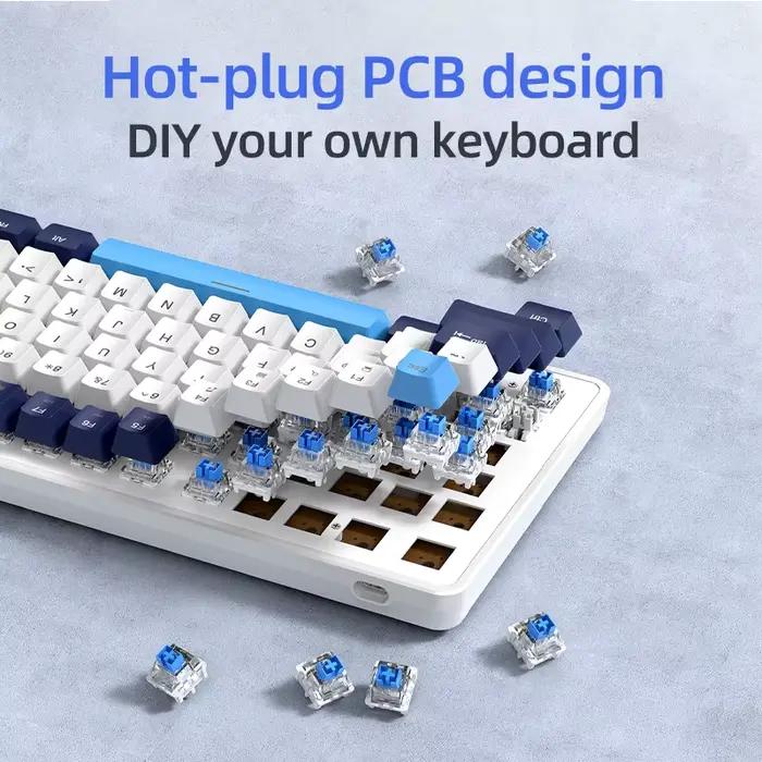 K82 75% clavier mécanique filaire rétro-éclairage rvb