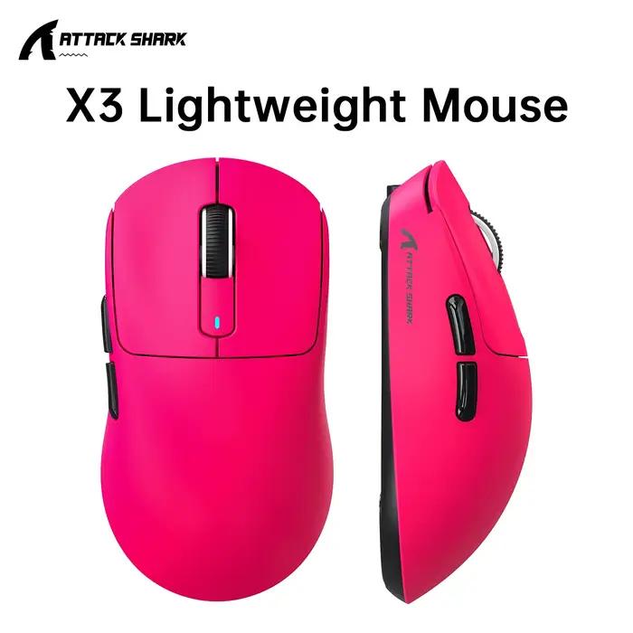 ATTACK SHARK X3 souris légère sans fil Bluetooth connexion tri-mode