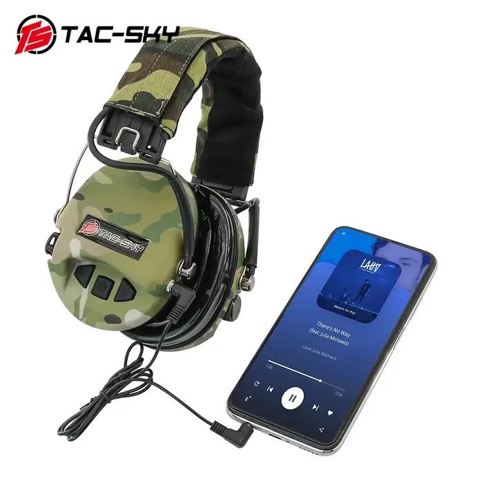 SKY Sordin Supreme Pro tactique Silicone cache-oreilles Protection auditive électronique casque de tir camouflage MC