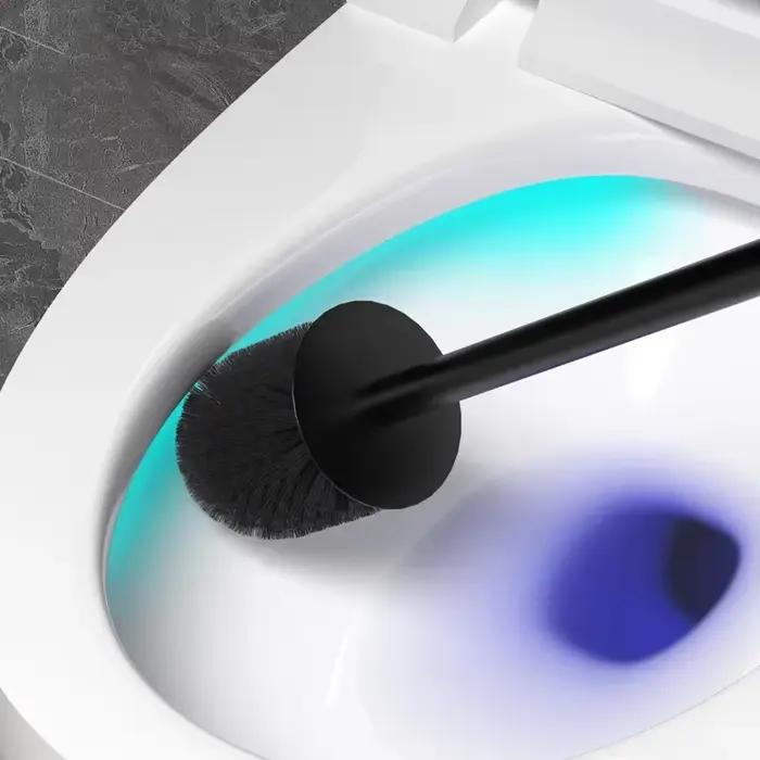 Brosse de toilette support
