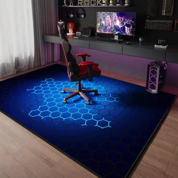 Tapis de jeu hexagonal néon VIKAMA