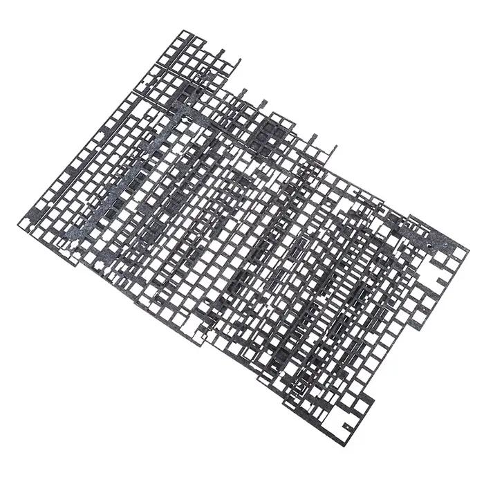 Feuille d'amortisseurs sonores pour clavier mécanique
