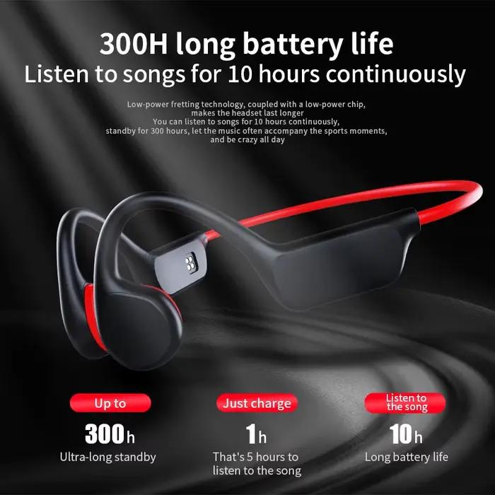 Casque à Conduction osseuse véritable IPX8 32GB Bluetooth 5.3