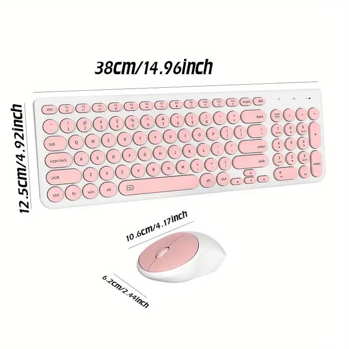 1 jeu de clavier et de souris sans fil 2.4G