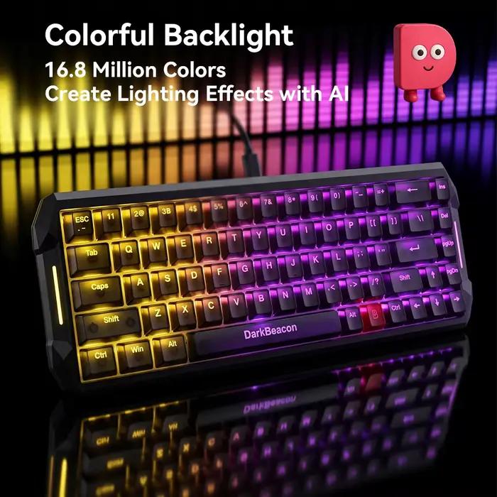 Clavier de jeu DarkBeacon 65% 68 touches
