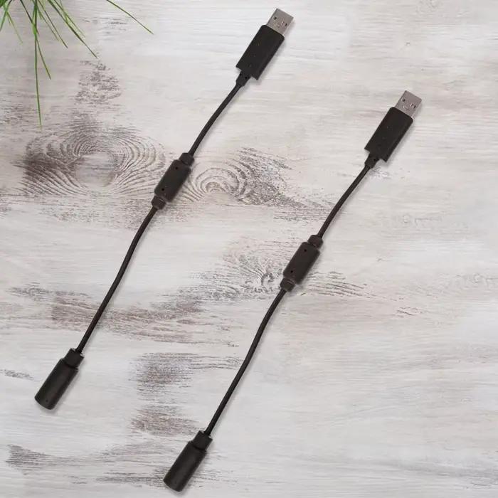 Câble adaptateur USB pour manettes filaires Xbox 360, 2 pièces