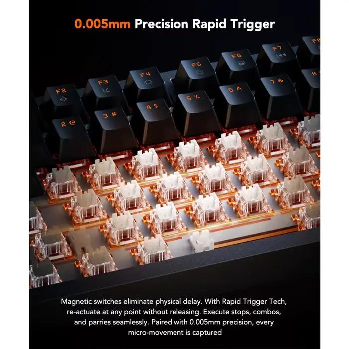 Clavier de jeu filaire KYSONA KM82 HE avec interrupteurs magnétiques