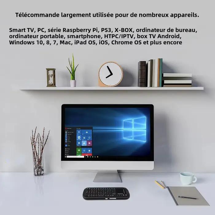 IPazzPort Mini clavier sans fil Bluetooth et 2