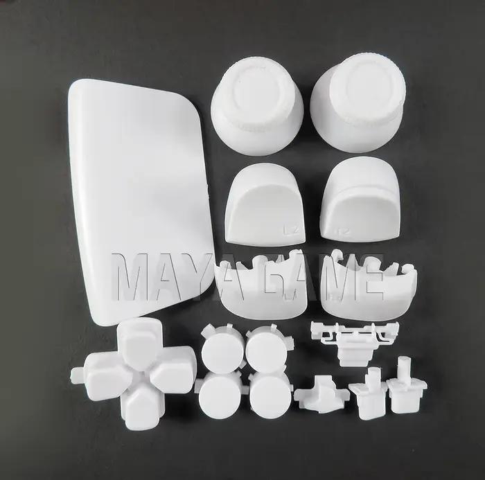 1 ensemble de boutons de déclenchement L1 R1 L2 R2 et capuchons de joystick pour manette PS5 v1.0