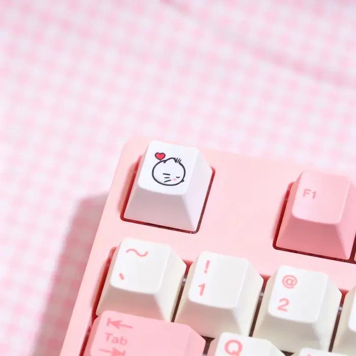 Capuchons de touches de clavier mignons Sanrio blanc Hello Kitty