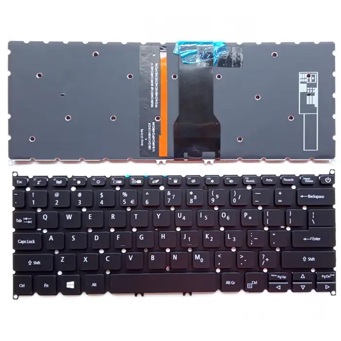 Clavier rétroéclairé pour Acer Swift 3 SF314-41 SF314-54 SF314-55 SF314-56 SF314-511 N17W6 N17W7 N16C4 blanc argent élégant pour gamer et créatif occassions spéciales