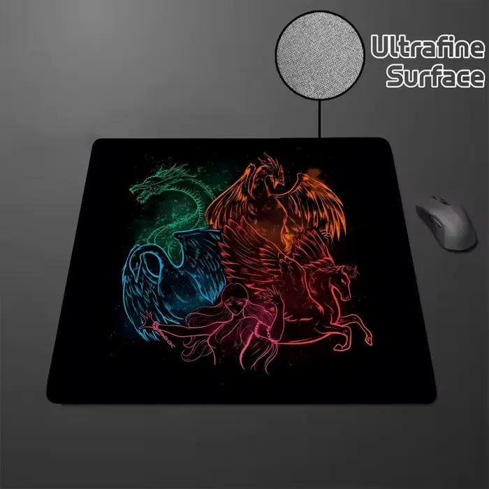 M-S-Saint SeiyaS tapis de souris dessin animé en caoutchouc petit