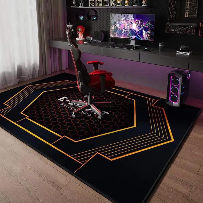 Tapis de jeu hexagonal néon VIKAMA